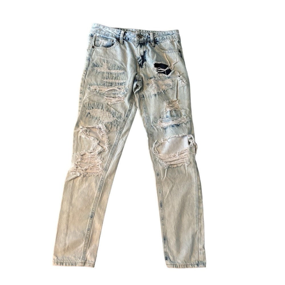 Rue 21 Premium Women’s Distressed Jeans Skinny Supreme Flex Size 28/30
